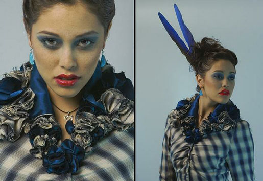 Female model photo shoot of Devoted2Beauty by Thoshography in Cochiti Pueblo, NM / Virgil Ortiz Studio