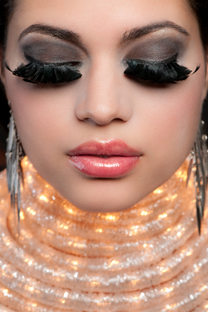 Female model photo shoot of Andi M by STP Studio, makeup by susan ward-brooks
