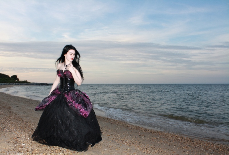 Female model photo shoot of EkousEyes in Point Lookout; Scotland, MD