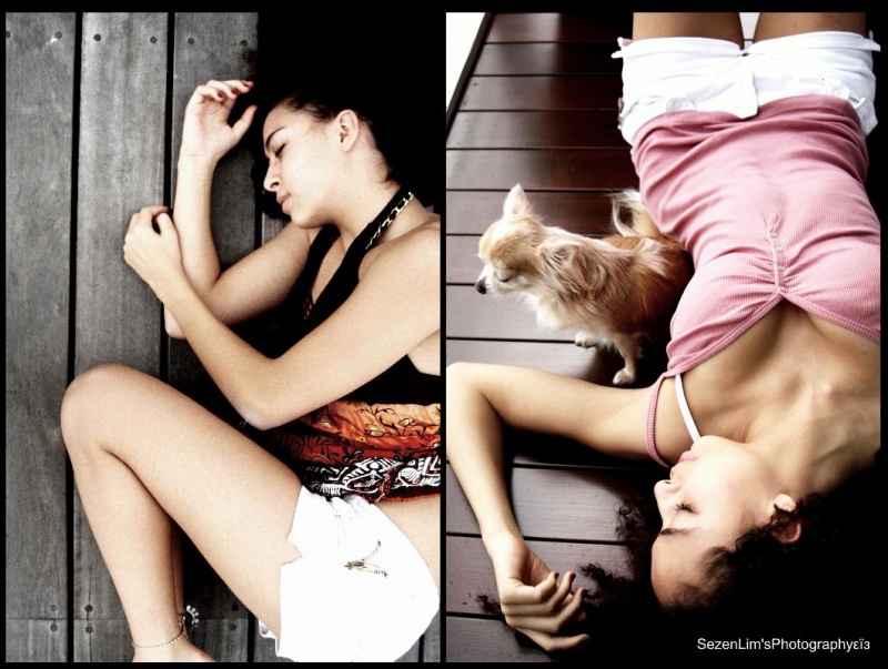 Female model photo shoot of Sezen Lim and Chandra - Moon Goddess  in Singapore Condeminium 