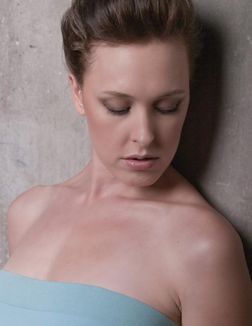 Female model photo shoot of SallieLou by Frozen Entropy in Houston Skyline Studios, makeup by Kristin Daniell