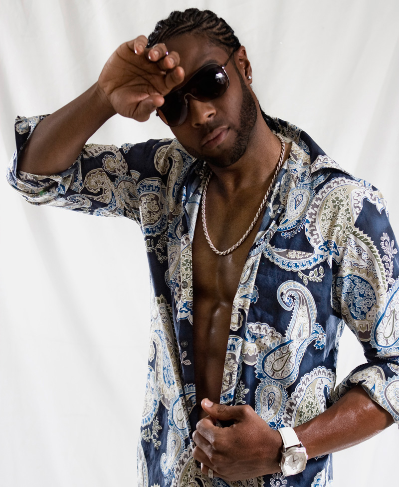 Male model photo shoot of kirkbrownonline in Nigel Wallace's studio Barbados
