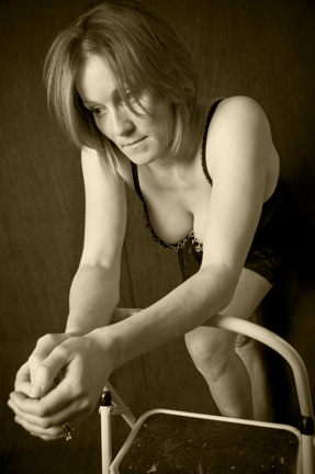 Female model photo shoot of Sunflower Studios LLC in Sunflower Studios - Denver