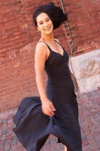 Female model photo shoot of Shelley Saxena in Distillery District, Toronto