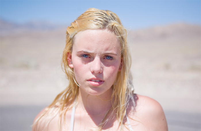 Female model photo shoot of Tonje in Death Valley