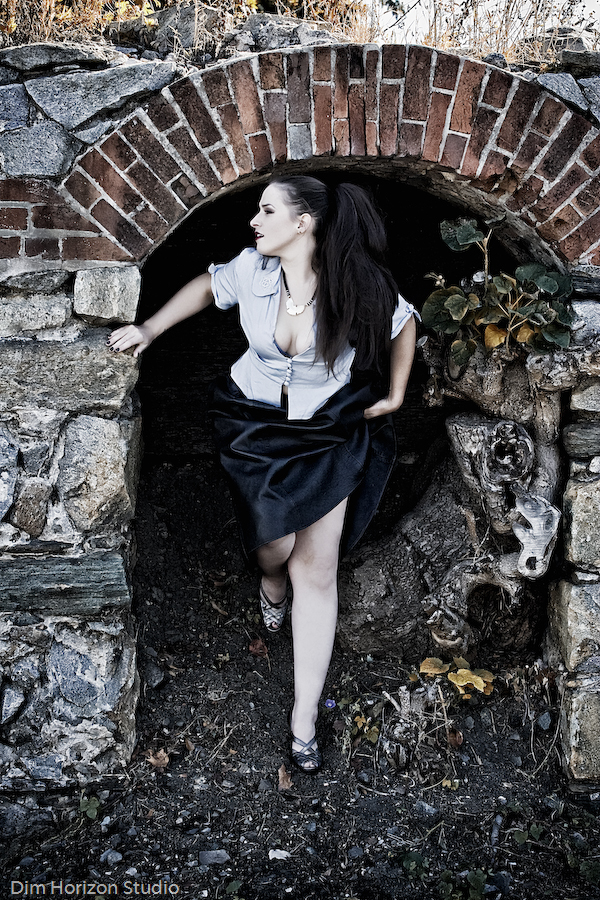 Female model photo shoot of Stormy Knight by Dim Horizon Studio