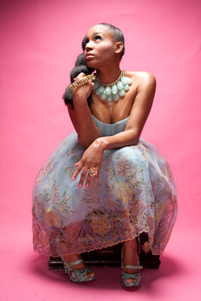 Female model photo shoot of Tanekeya Word and MsRondra by Derek Blanks in Atlanta, GA, wardrobe styled by Tres Urban Chic, makeup by ColourJunkee, art by Tanekeya Word