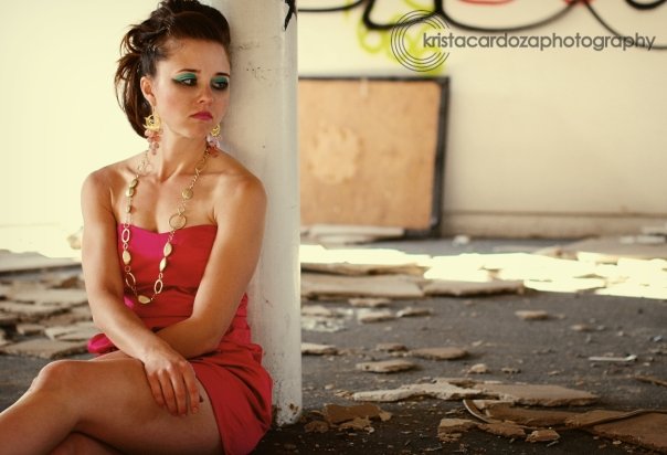 Female model photo shoot of Creative Natural by Krista Cardoza in Murray Utah, hair styled by KB Hair Design