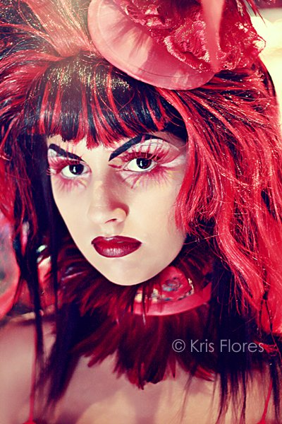 Female model photo shoot of HMU by Kris Flores
