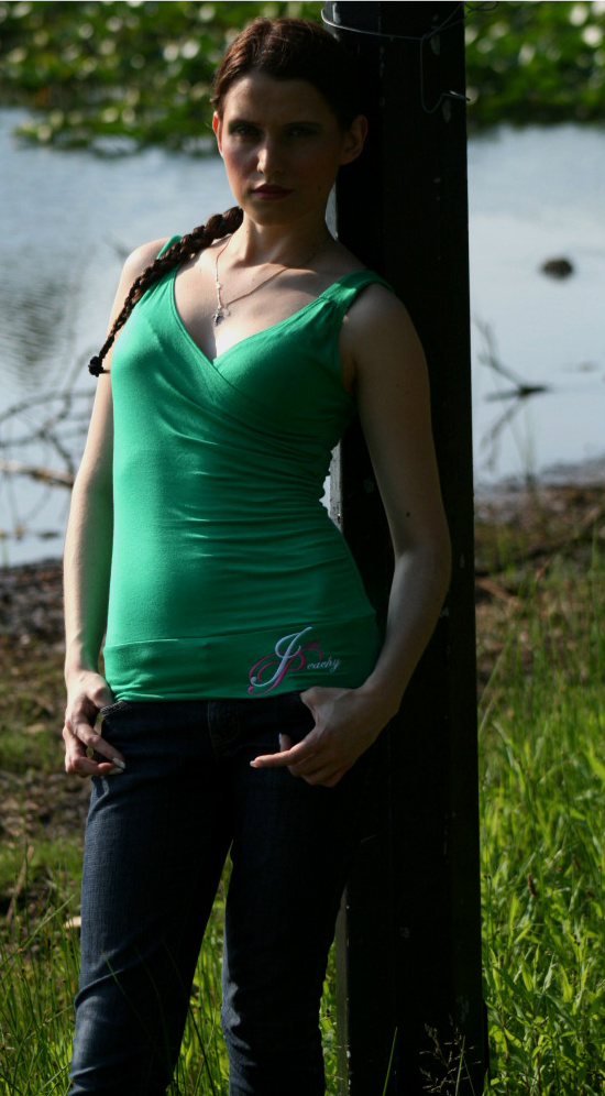 Female model photo shoot of Just Peachy Designs in Baisley Park