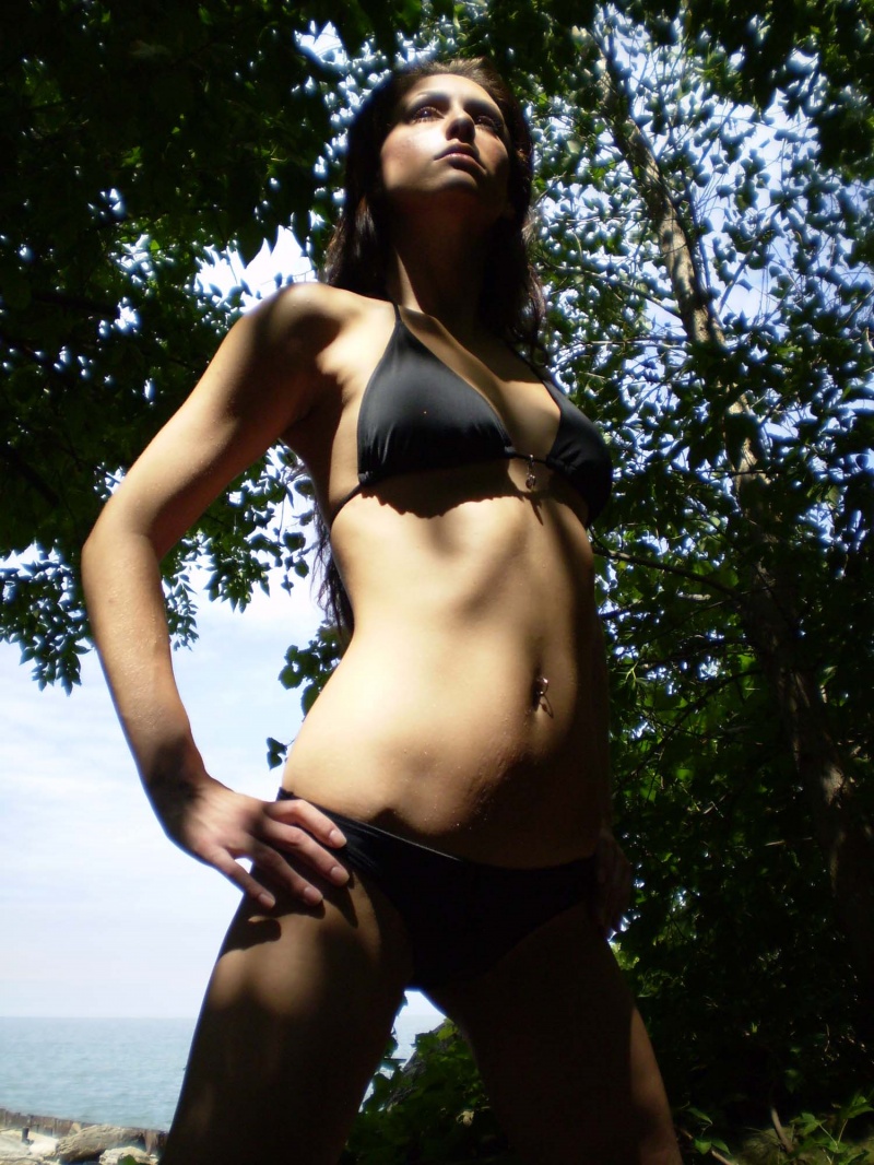 Female model photo shoot of Marisa Cole in Private Beach Southwest Michigan