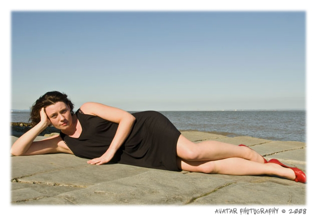 Female model photo shoot of Charlotte Foxe by Avatar Photography in Cardiff Beach