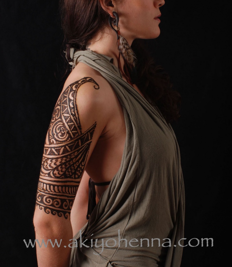 Female model photo shoot of Akiyo Henna Studio in New York, NY