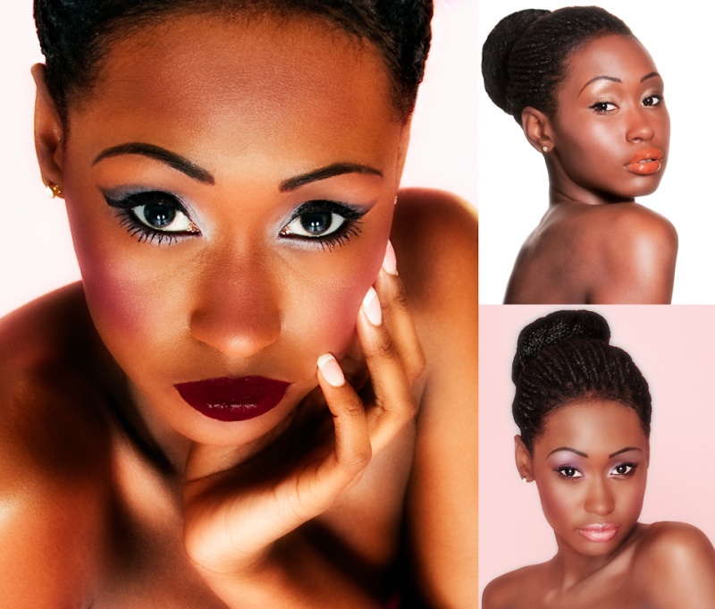 Female model photo shoot of A Brown Photography, makeup by L A Kat