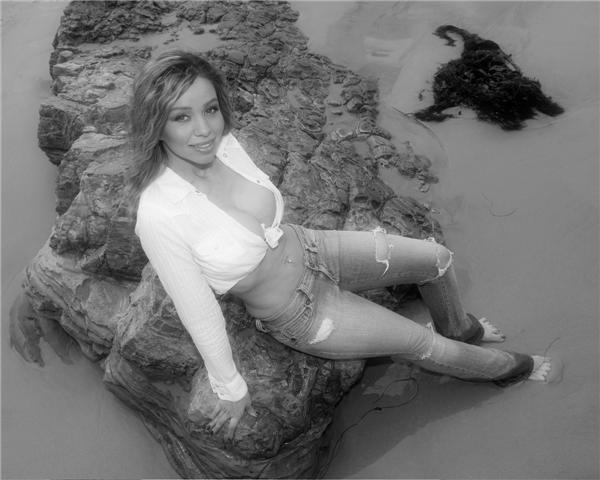 Female model photo shoot of Iris G by davesphotography in Newport Beach