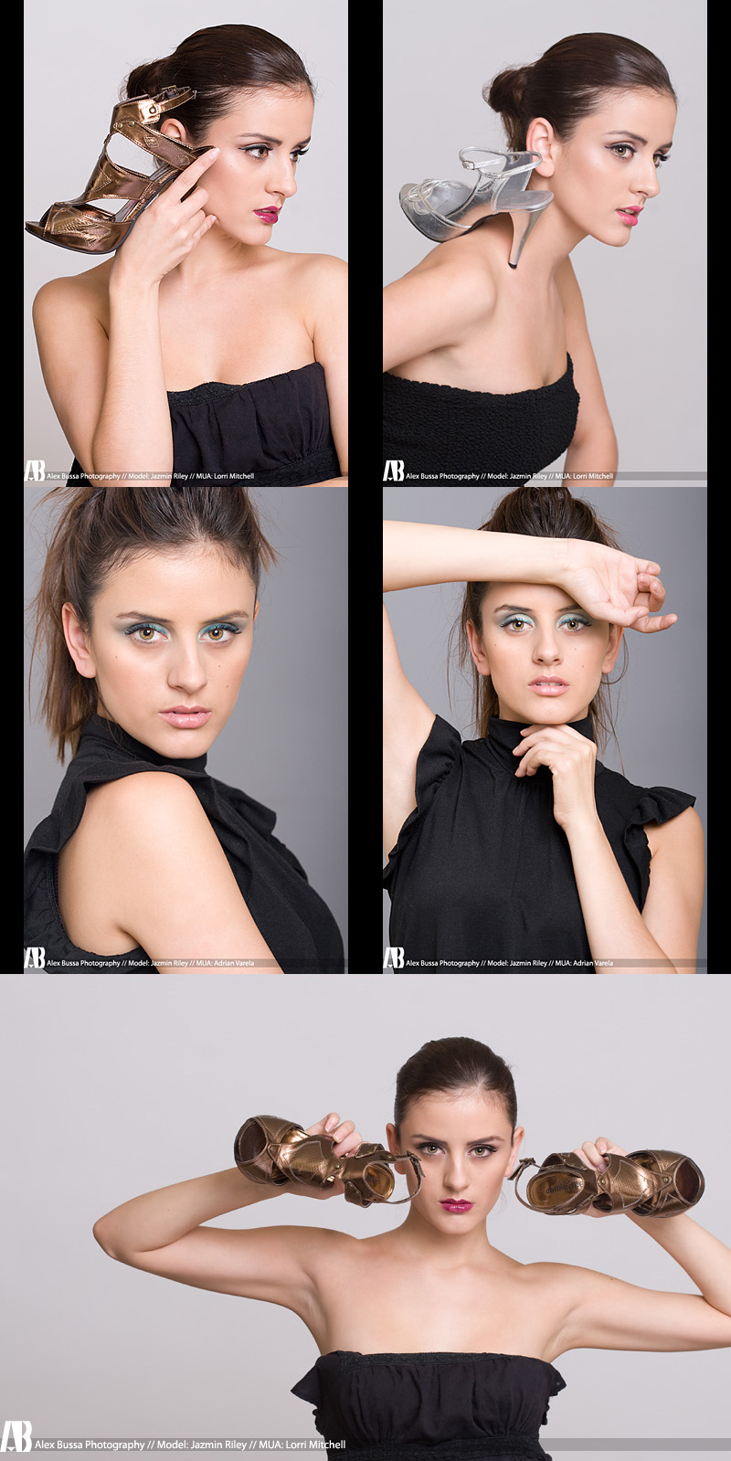 Female model photo shoot of Jazmin Riley by Alex Bussa in Tempe, AZ, makeup by Lorri Mitchell