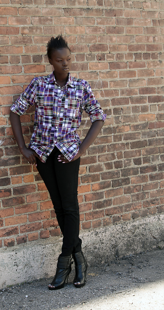 Female model photo shoot of Aluad Anei by Kevan Bowers, wardrobe styled by IMAGEBROKER CONSULTANTS