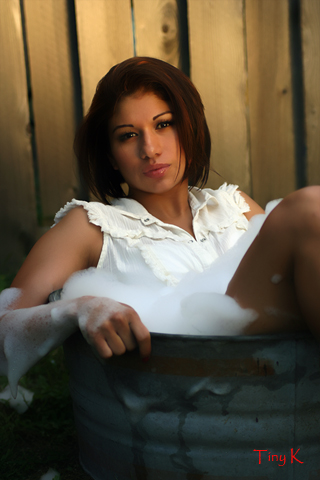 Female model photo shoot of Mary Perez by tinyk_photo