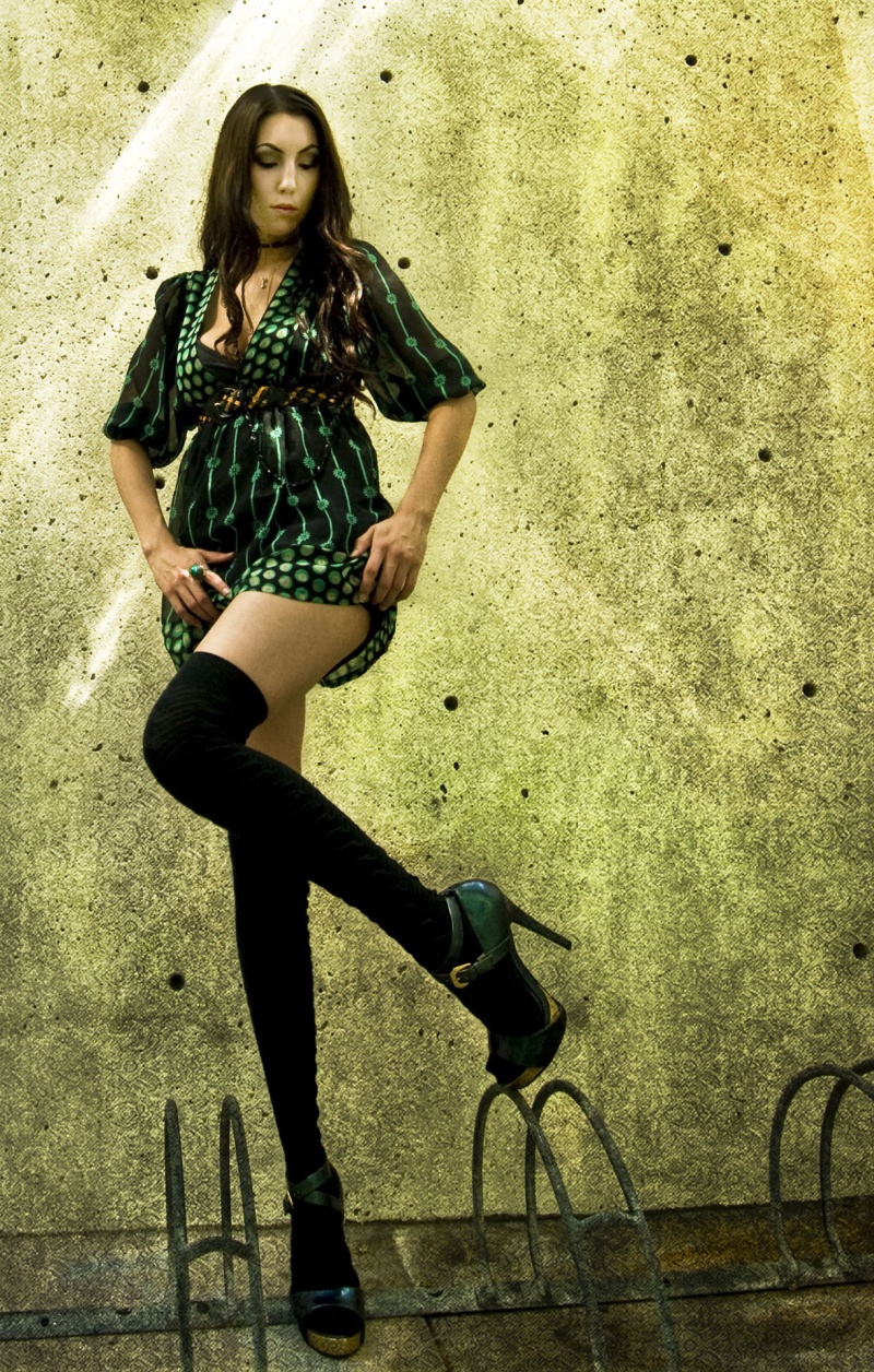 Female model photo shoot of H Bomb Photo and Kayla La in Tampa, FL.