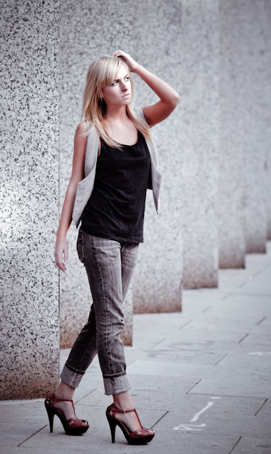 Female model photo shoot of taylorkatelin by bo193 in Downtown DC