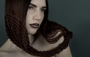 Female model photo shoot of Lana Grand Hair