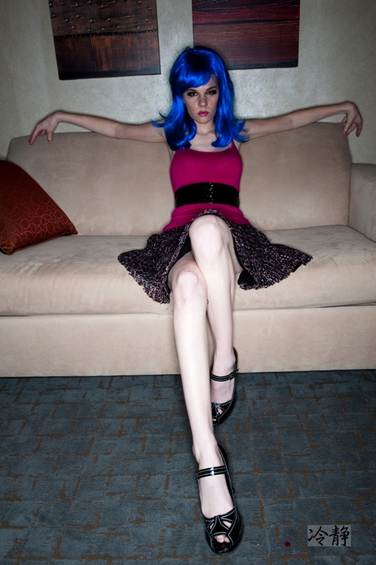 Female model photo shoot of Natalie Jumper by Carl Simpson in Parc 55 Hotel in SF, wardrobe styled by Muheeka