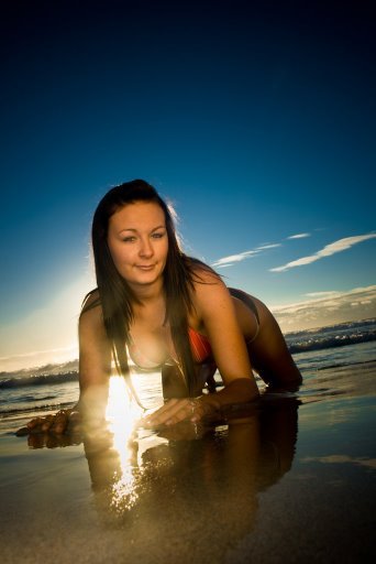 Female model photo shoot of RaChEL Callaghan in Cronulla Beach