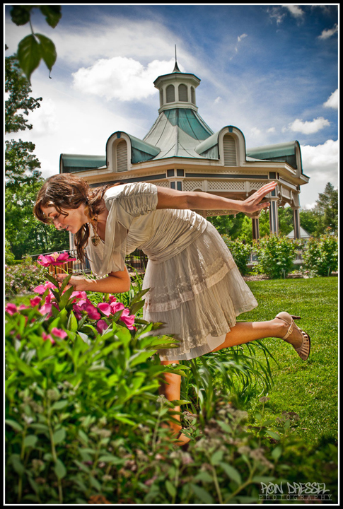 Female model photo shoot of Ame Lynn by Ron Dressel Photography in Rose Garden, Youngstown,Ohio