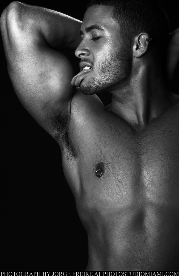 Male model photo shoot of Jorge Freire PSM in The Studio