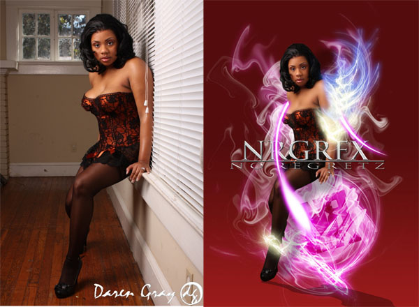Male and Female model photo shoot of NO REGRETZ GRFX and TRuFashionable Stylish by Daren   Gray