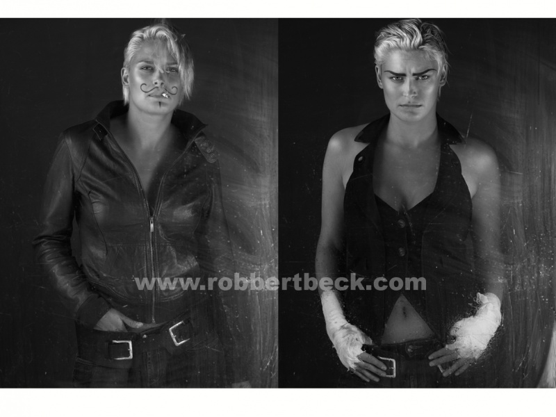 Male model photo shoot of robbert beck in studio