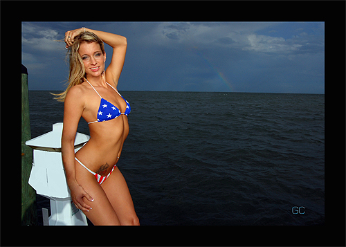 Male and Female model photo shoot of Greg Chamberlain and Heather Hart Nichols  in St Pete