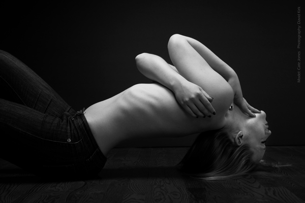 Female model photo shoot of Cate Jones by David Kirk