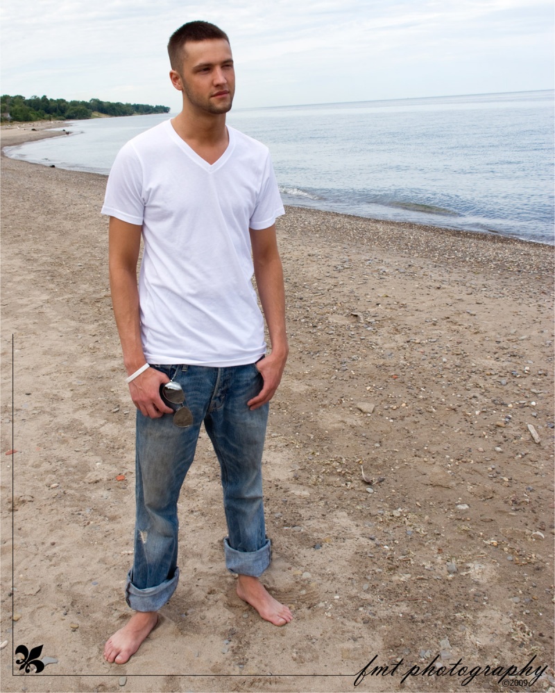 Male model photo shoot of Matt Carmody by FMT Photography LLC in Mentor, OH - Headlands Beach