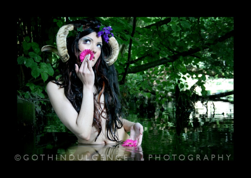 Female model photo shoot of AngeHarperPhotography and Xanadu Nox, makeup by Marzy