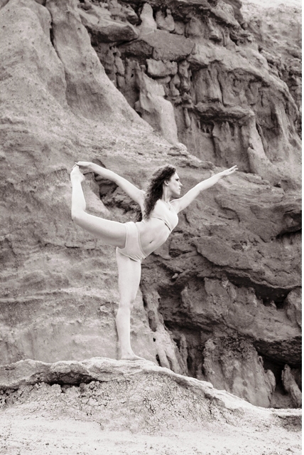 Female model photo shoot of Grace McClung by Zxv in California desert