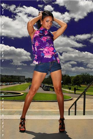 Female model photo shoot of Ashley Lorick by kyle photography in City Park New Orleans Museum 