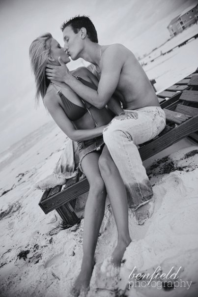 Male and Female model photo shoot of Dale Benfield and Sheryl Schwartz in Gulf Shores, AL