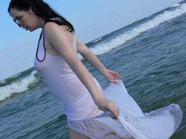 Female model photo shoot of VonRotten in Daytona Beach