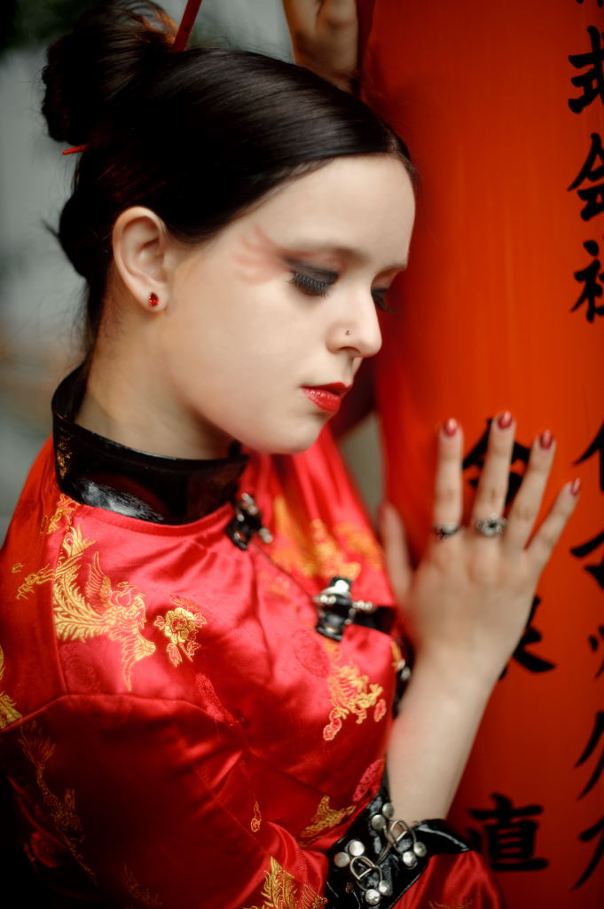 Female model photo shoot of Kelley Nymph by LittleRaven Photography in Shibuya, Japan