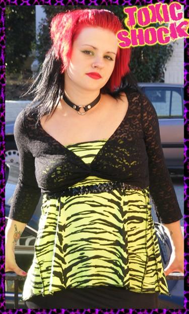Female model photo shoot of Stef Toxic in Richmond, wardrobe styled by Leopard and Lace