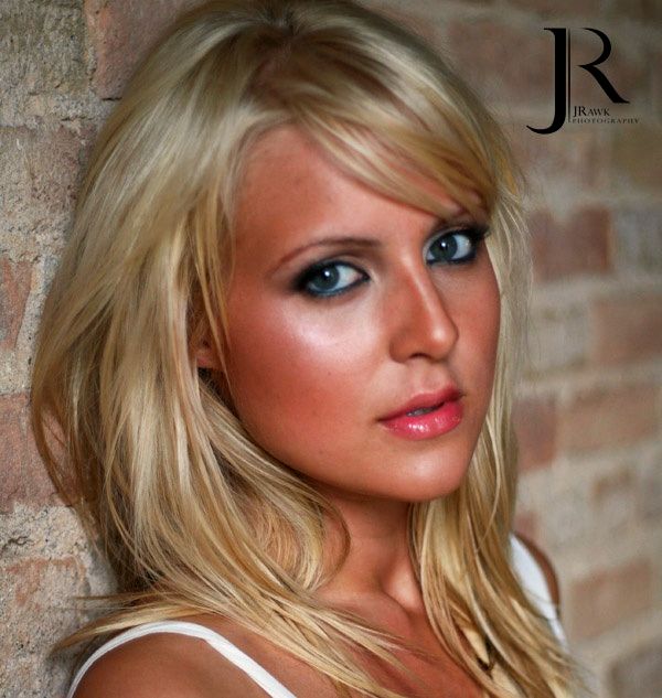 Female model photo shoot of Bettina Beckman by JRawk Photography in Battle Creek, MI, makeup by Erick Makeup