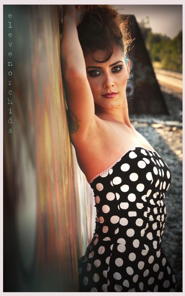 Female model photo shoot of Lily D by Elevenorchids in Campbell, CA, makeup by MIZZ PERFECTI0NIST