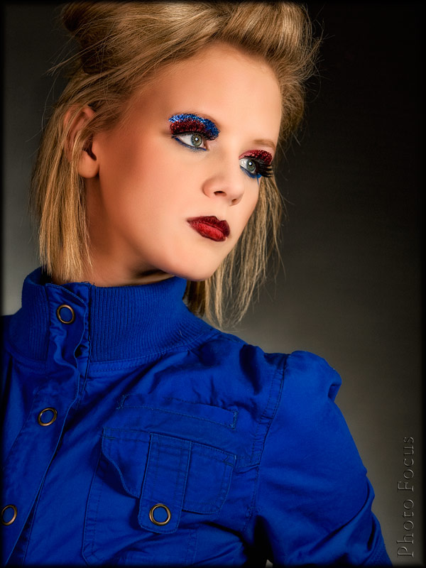 Female model photo shoot of Lucy Gokey by photofocus, makeup by NLM Makeup