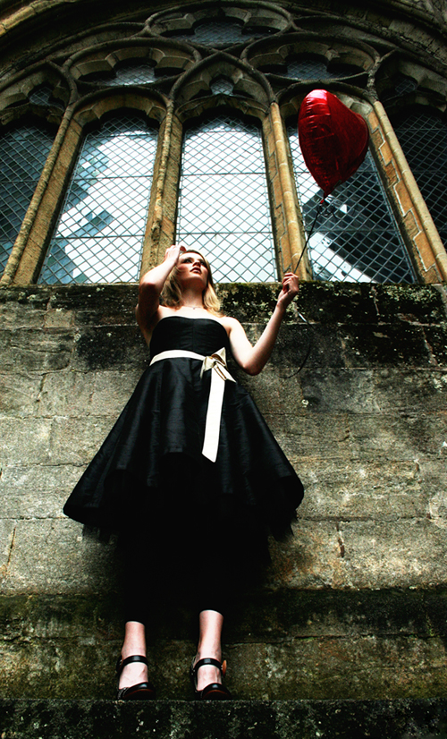 Female model photo shoot of Gemmie and ChloeA in Exeter Cathedral