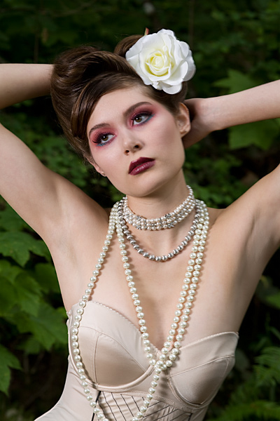 Female model photo shoot of NikkiSixx by Thomas Michael, hair styled by carol DeLange Grandaw