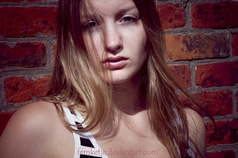 Female model photo shoot of femketje in Vlissingen - NL