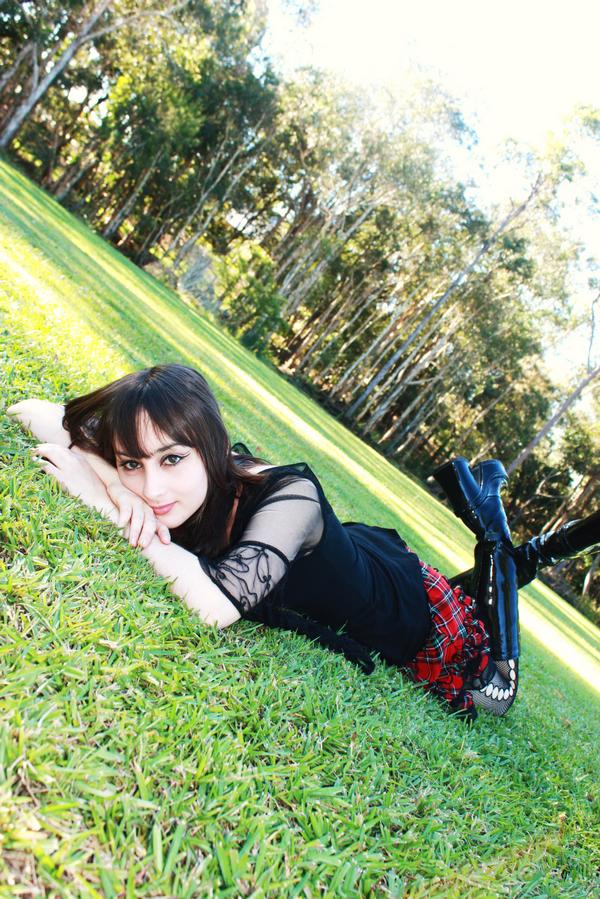 Female model photo shoot of Old Chainsaw erotica in Narangba