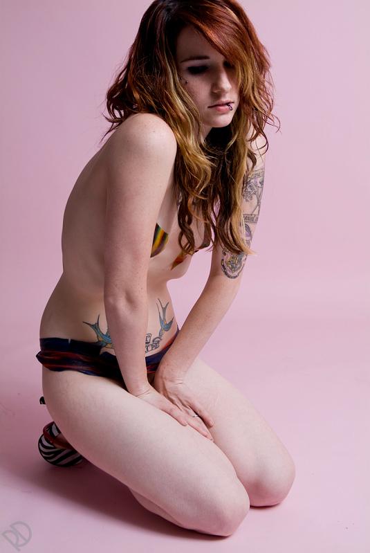 Female model photo shoot of Sheila Savage by Rocky Dawson