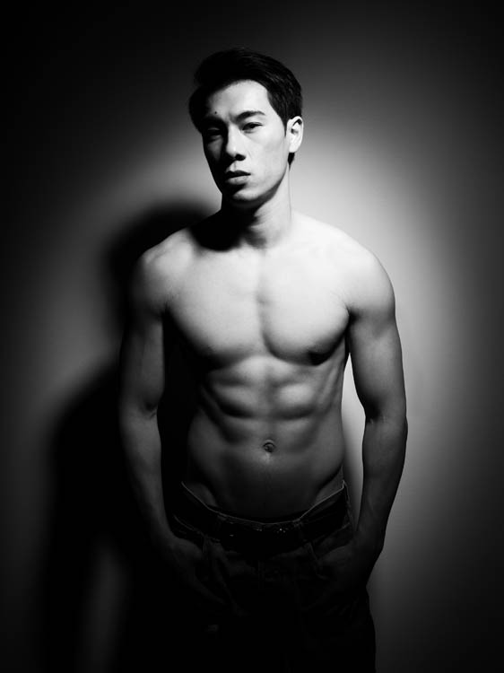 Male model photo shoot of Owen Kwong by albert law, makeup by Emily Wang